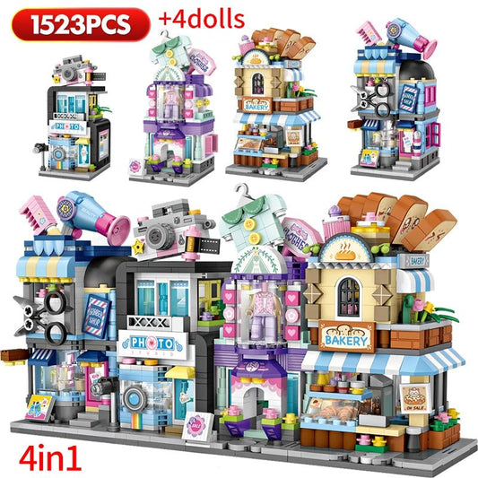 Mini City Lego Set 1523Pc | 4 in 1, Building Blocks, Construction Sets - VarietyGifts