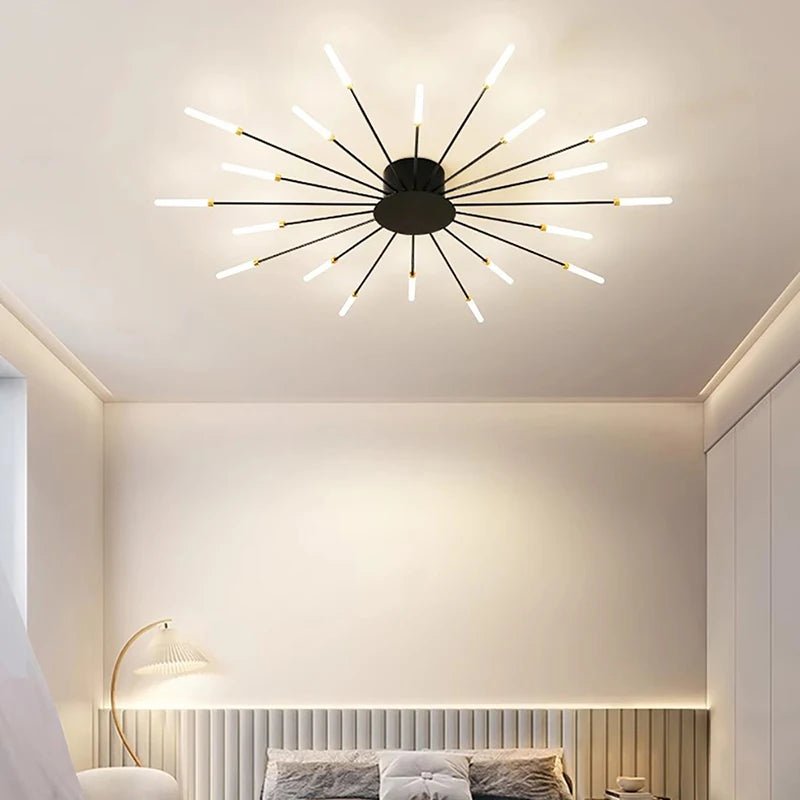 Modern LED Ceiling Light | Sun Flower Lamp For Living Room, Bedroom - VarietyGifts