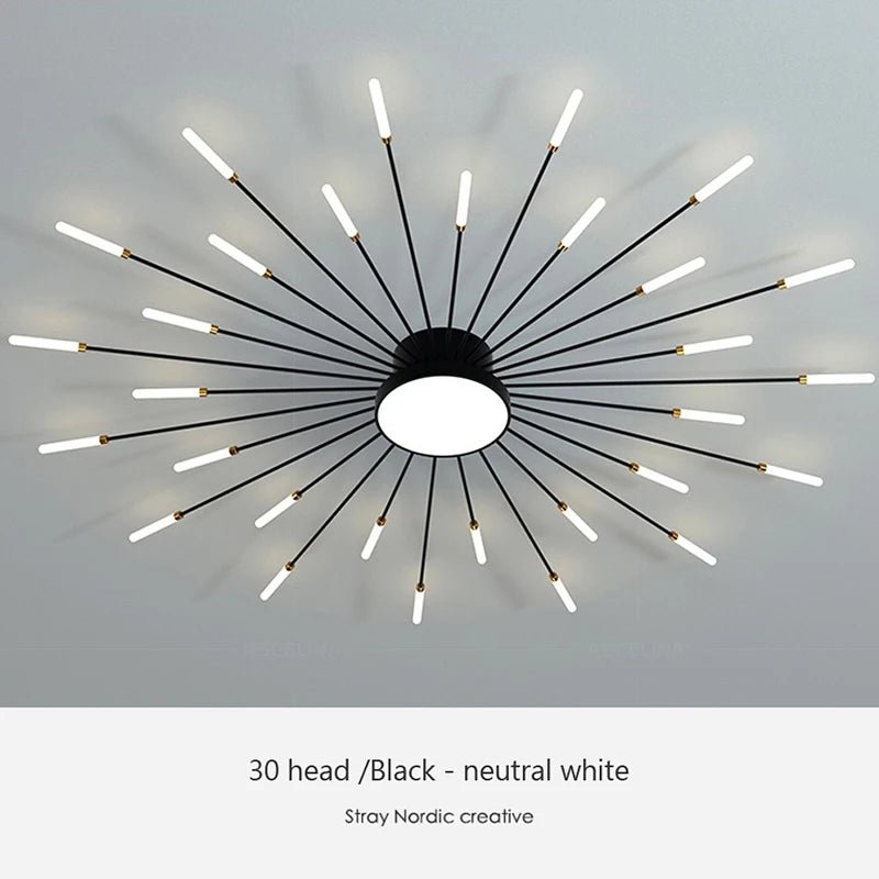 Modern LED Ceiling Light | Sun Flower Lamp For Living Room, Bedroom - VarietyGifts