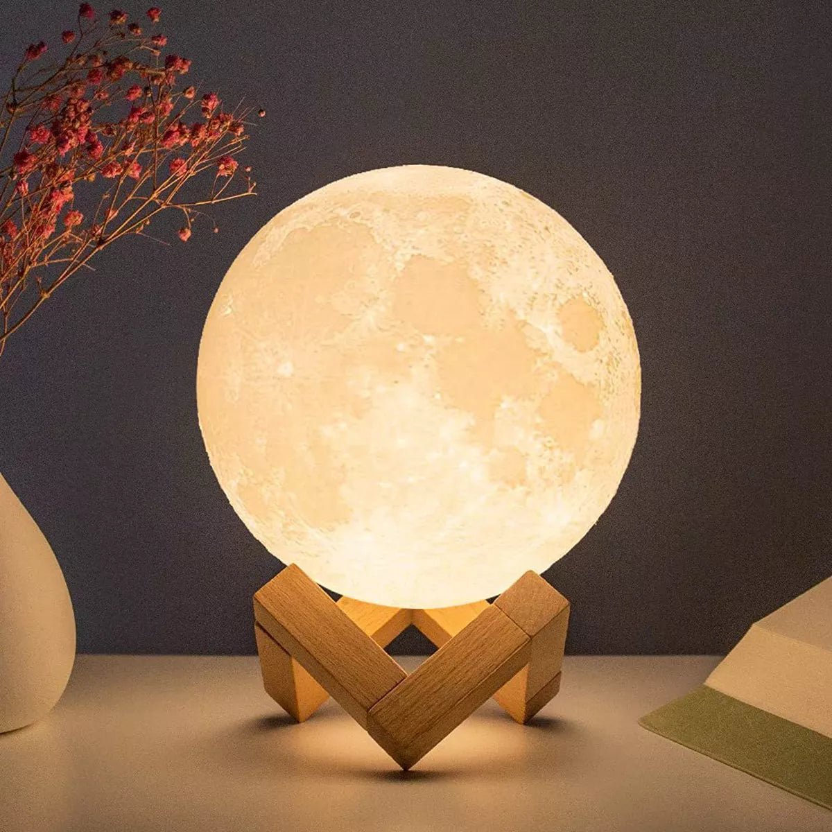 Moon Lamp LED Light | 8cm Moon Glow Night Light