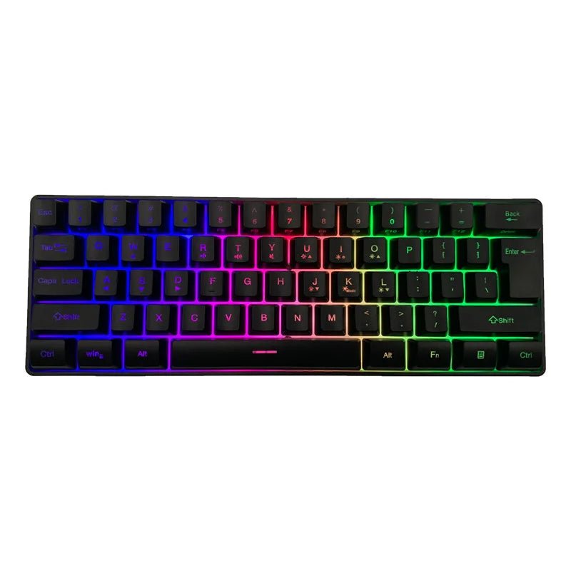 Multicolour Wired Gaming Keyboard | RGB Backlit Keyboard, Mechanical - VarietyGifts