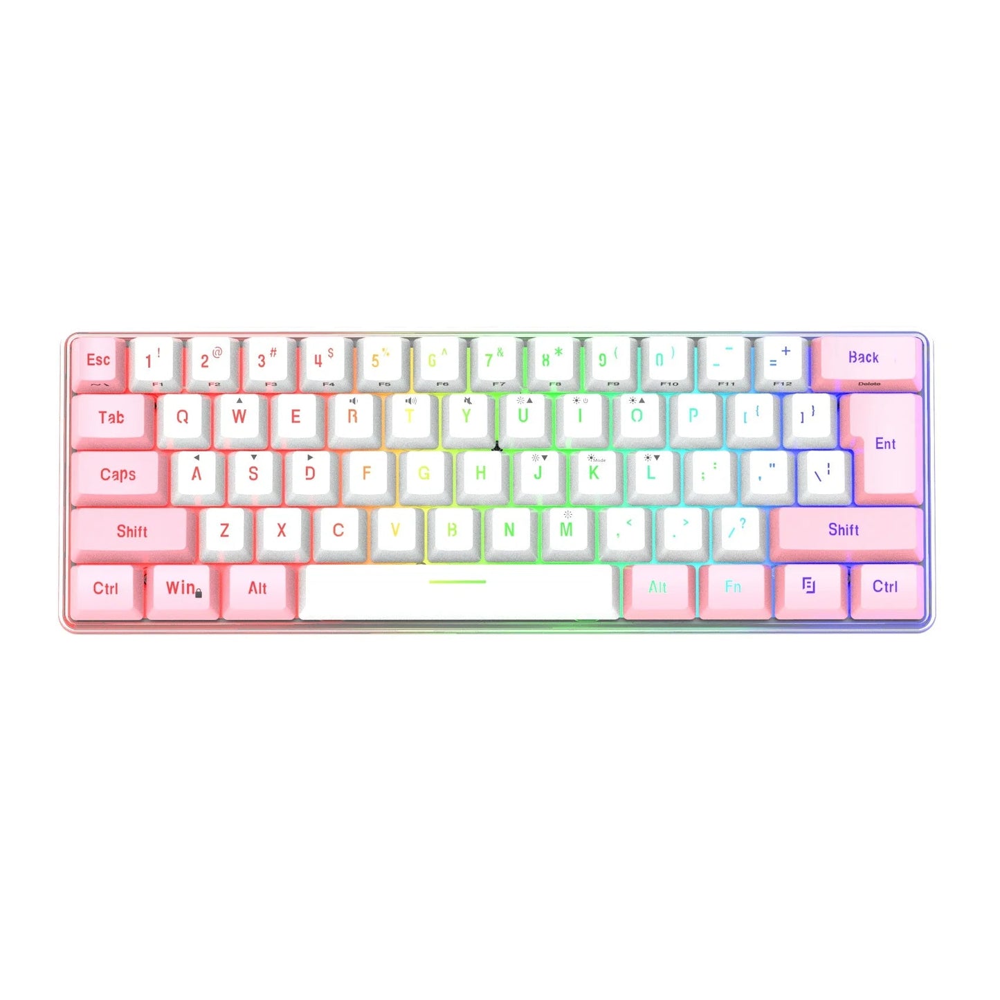 Multicolour Wired Gaming Keyboard | RGB Backlit Keyboard, Mechanical - VarietyGifts