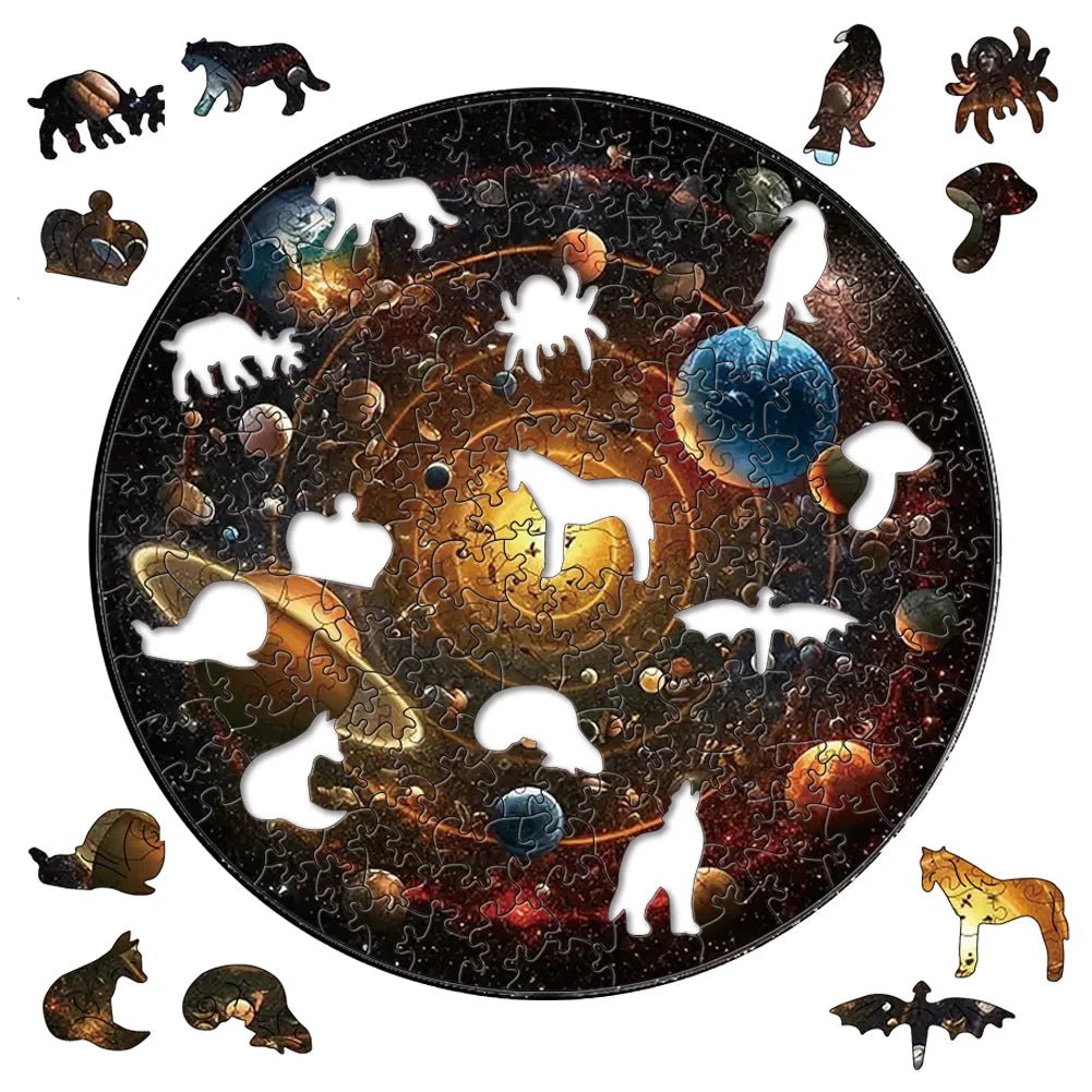 Mysterious Universe Jigsaw Puzzle | Wooden Jigsaw Puzzle For Children - VarietyGifts