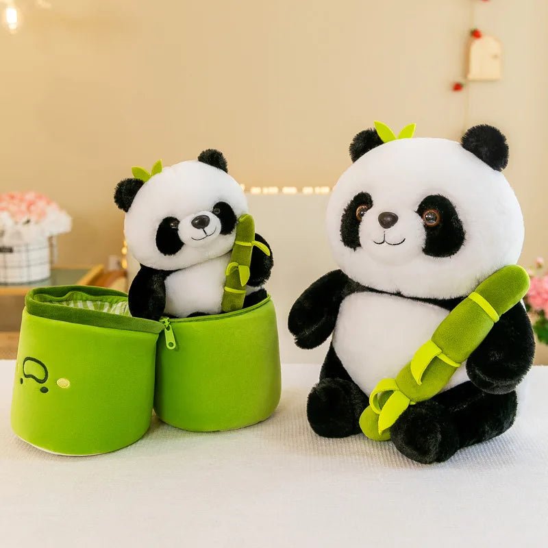 Panda Bamboo Plush Stuffed Animal | Soft Kawaii Teddy Bear For Kids - VarietyGifts