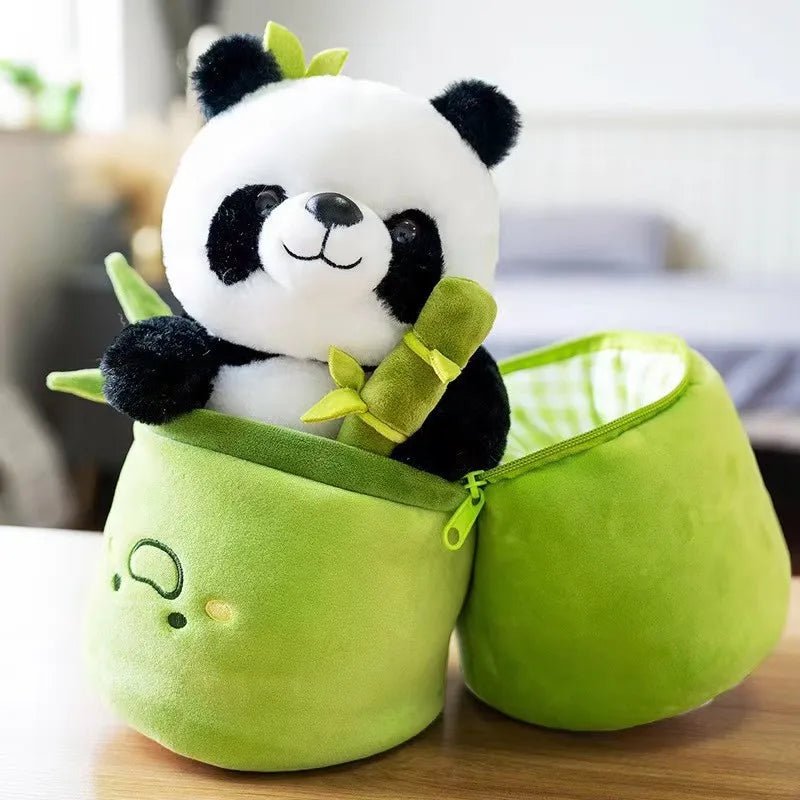 Panda Bamboo Plush Stuffed Animal | Soft Kawaii Teddy Bear For Kids - VarietyGifts