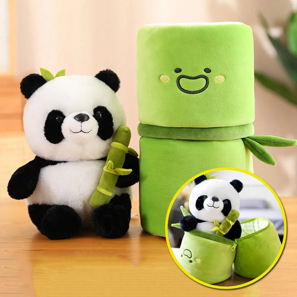 Panda Bamboo Plush Stuffed Animal | Soft Kawaii Teddy Bear For Kids - VarietyGifts