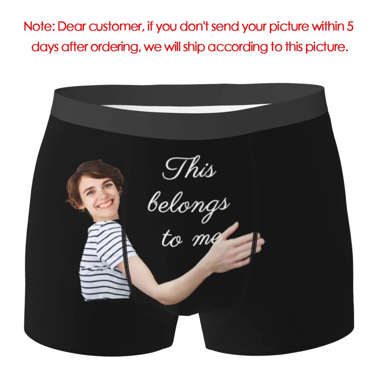 Personalized Mens Boxers With Face | Custom Photo Novelty Underwear Gift - VarietyGifts