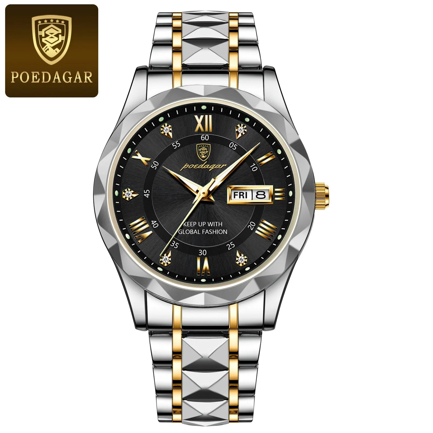 POEDAGAR Luxury Men's Wristwatch | HUGE SALE! (Waterproof, Quartz) - VarietyGifts