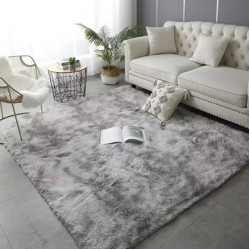 Premium Large Rugs | Modern Fluffy Lounge Carpet, Nordic Fluffy Floor