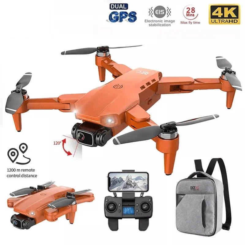 Professional UAV Drone | 4K Camera, 5G Wifi, GPS, 1.2KM Distance, Return - To - Home - VarietyGifts