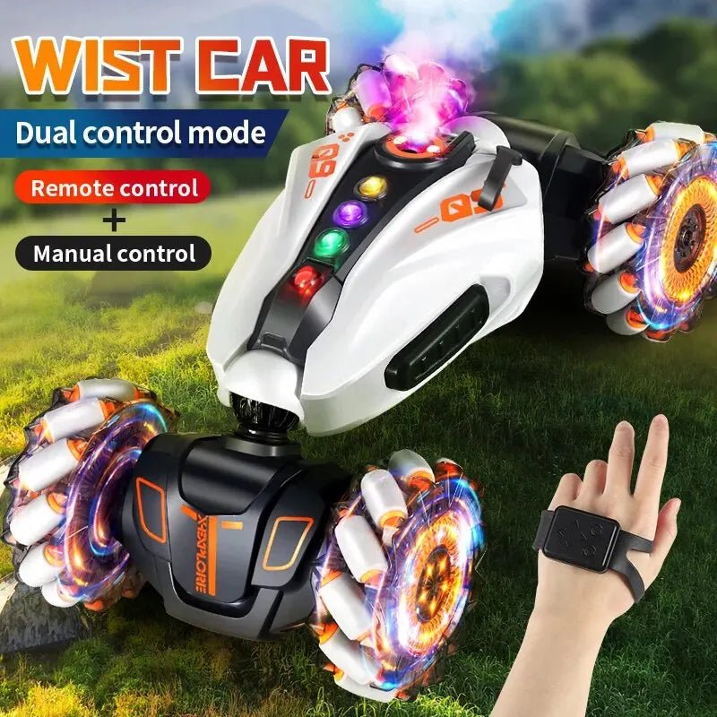 RC Drift Car Music & Led Lights | Remote Control Stunt Car, Fake Smoke - VarietyGifts