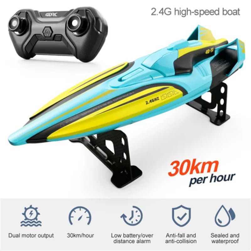 Racing Boat Remote Control | RC High Speed Racing Boat 30KM/H, Boat For Racing - VarietyGifts