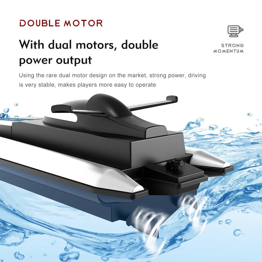 RC High Speed Racing Boat | Waterproof Remote Control Speedboat Toys - VarietyGifts