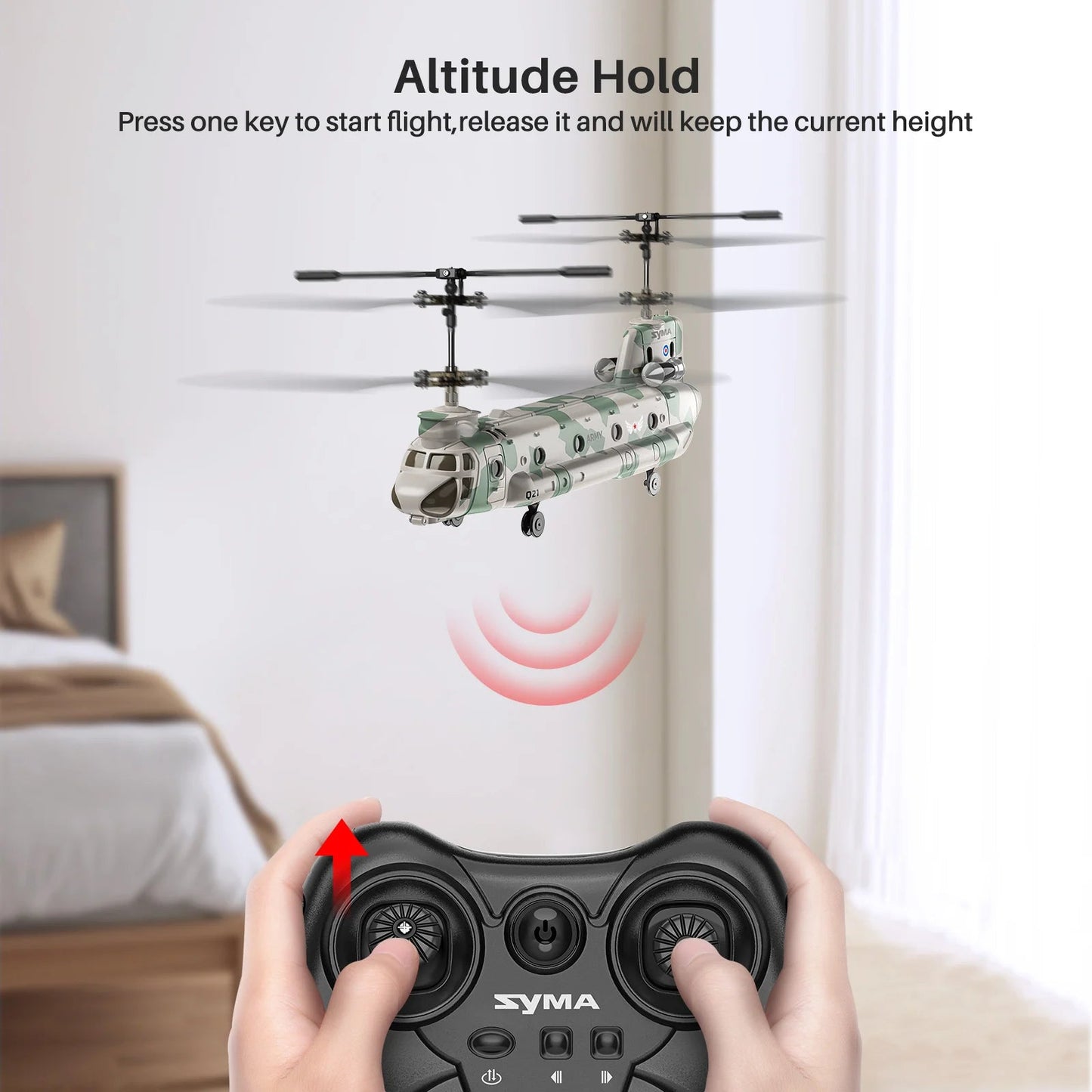 Remote Control Military Helicopter Toy | RC Helicopter Q21 Aircraft - VarietyGifts