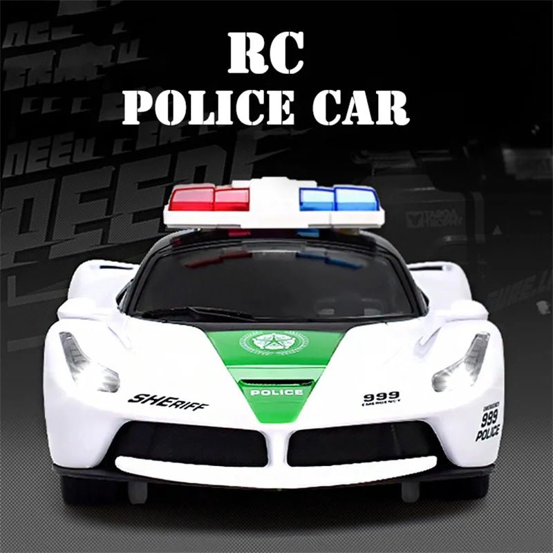 Remote Control Police Car Toy 1:16 | RC High - Speed Drift Racing Model - VarietyGifts