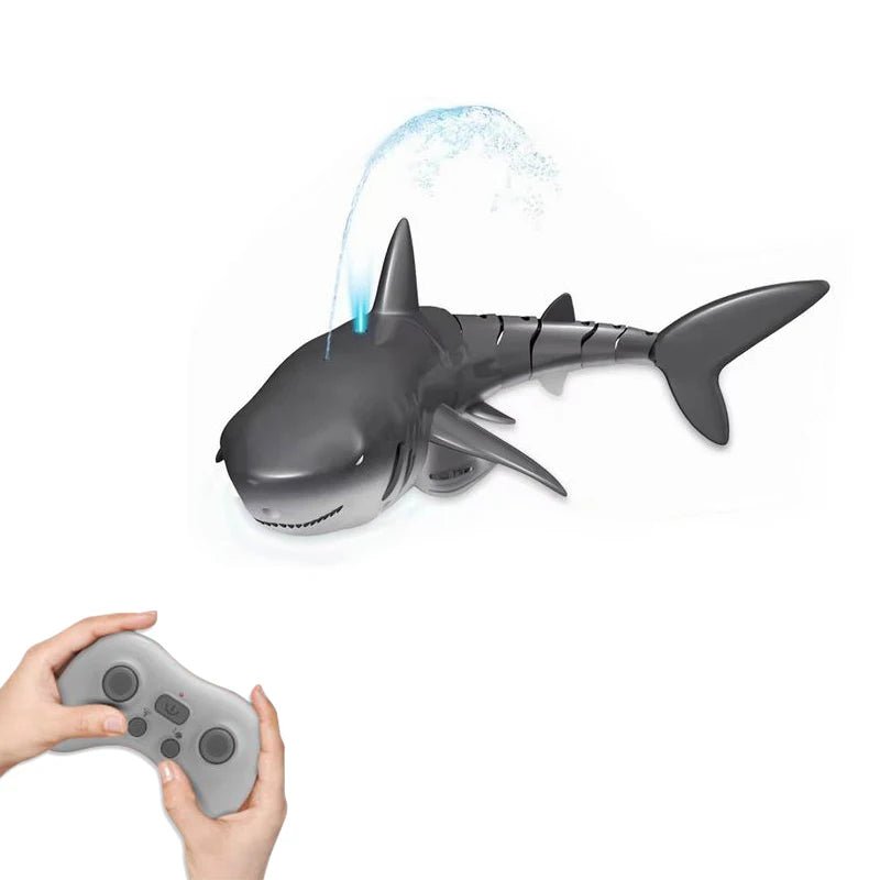 Remote Control Shark | Sprays Water, RC Remote Controlled Toys - VarietyGifts