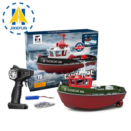 Remote Controlled Boat Toy | Powerful Dual Motor, Long Range, RC Ship - VarietyGifts