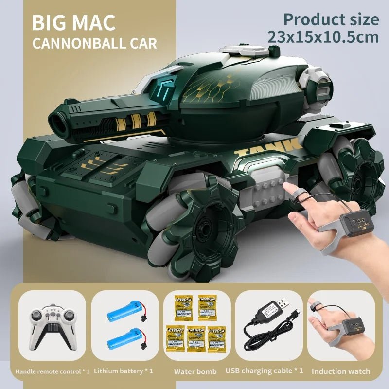 Remote Controlled Tank Toy | Fires Water Bombs, RC Tank, Battle Game - VarietyGifts