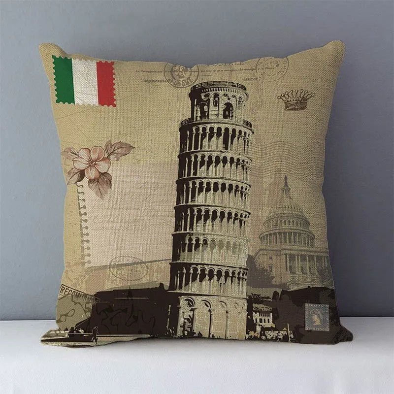 Retro London Cushion Covers | 45x45cm Cushion Covers, Decorative - VarietyGifts