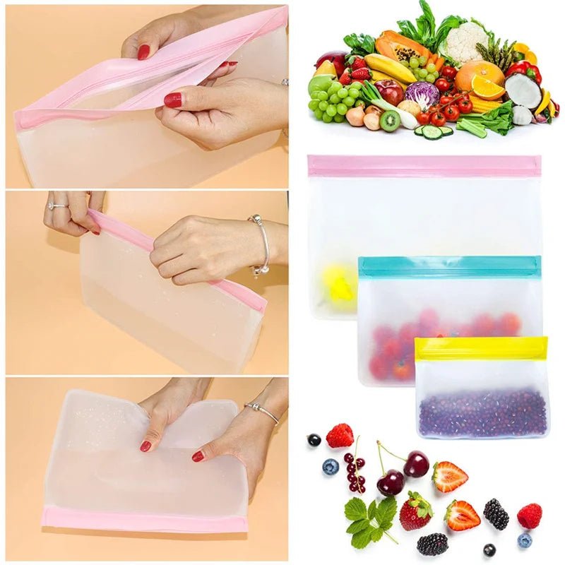 Reusable Food Storage Bag | Keep Food Fresh, Eco - Friendly - VarietyGifts