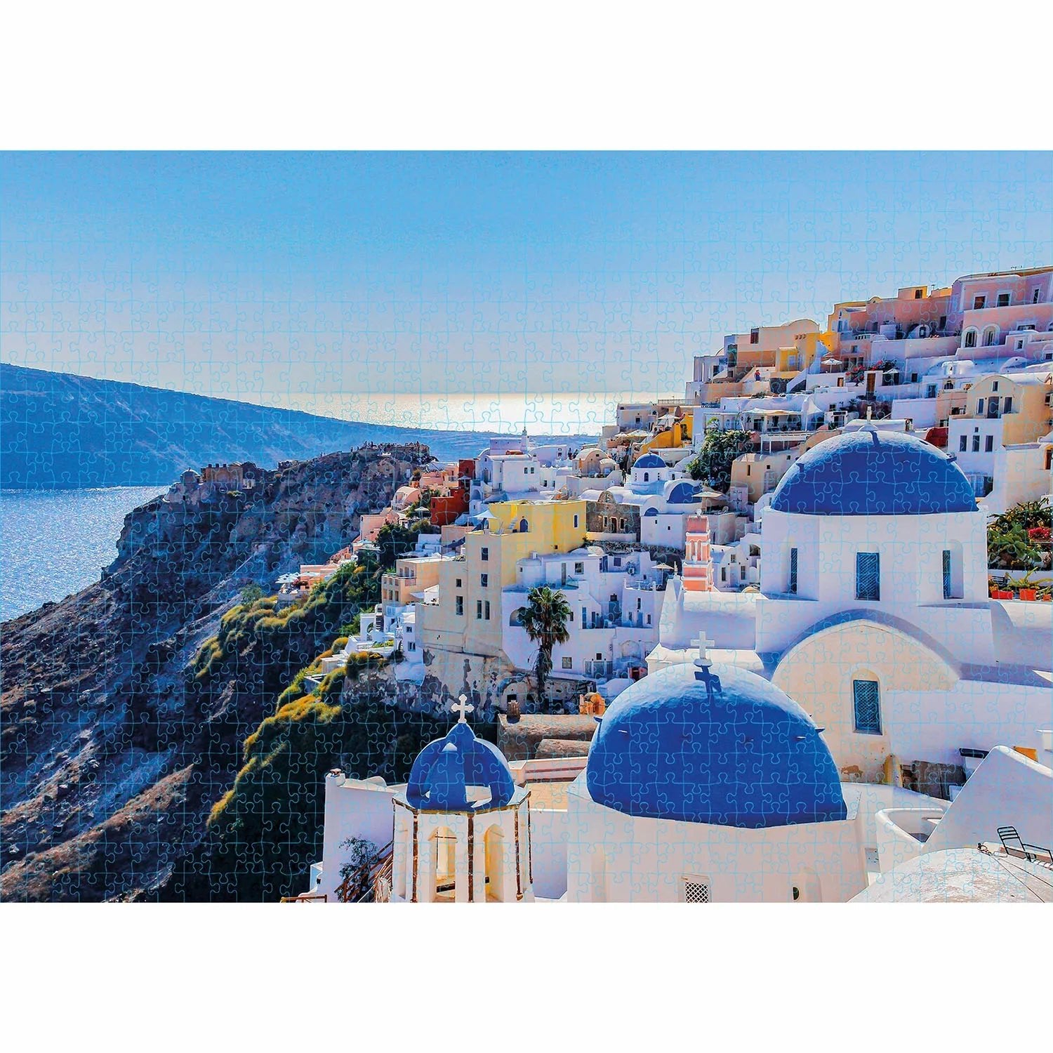 Santorini Jigsaw Puzzle 1000pc | Fun Jigsaw For Adults, Teens Kids - VarietyGifts