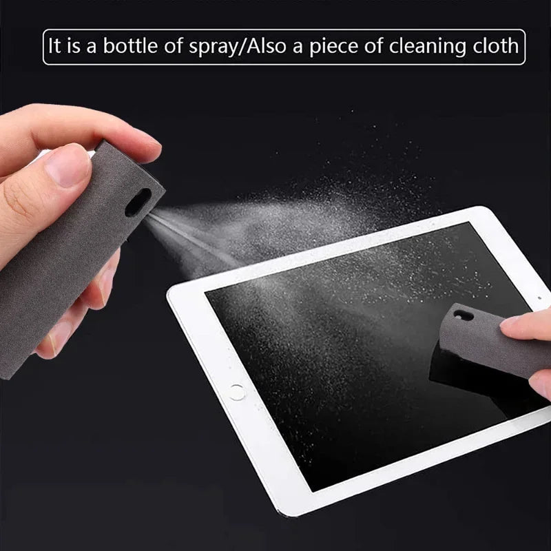 Screen Cleaner Spray Bottle | Laptop, Phone Screen, Microfibre Cleaning Wipe - VarietyGifts