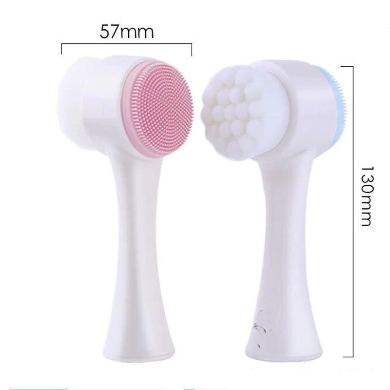 Silicone Facial Cleansing Brush | Soft Bristles, Exfoliating, Gentle - VarietyGifts