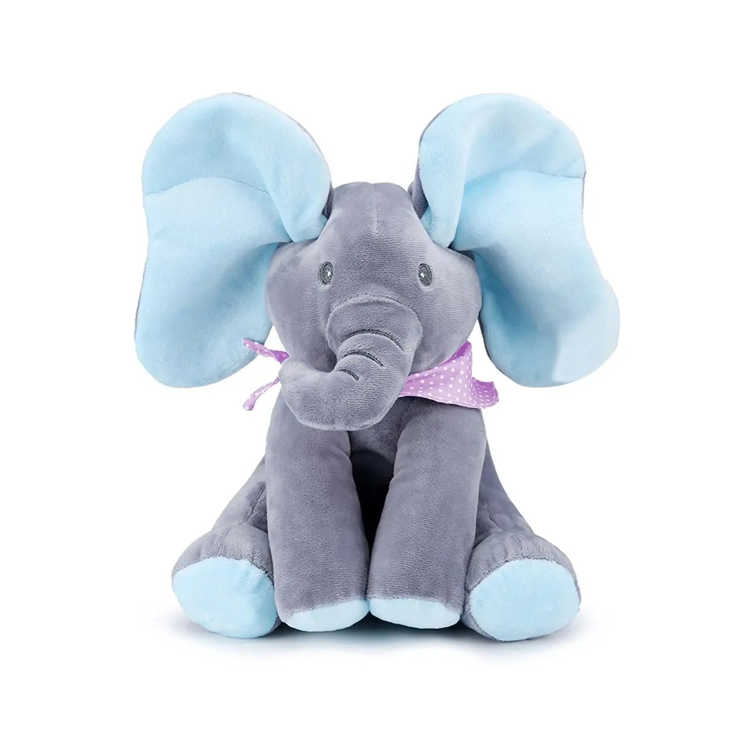 Singing Elephant Plush | Floppy Ear Elephant Peek A Boo, Childrens Toy - VarietyGifts