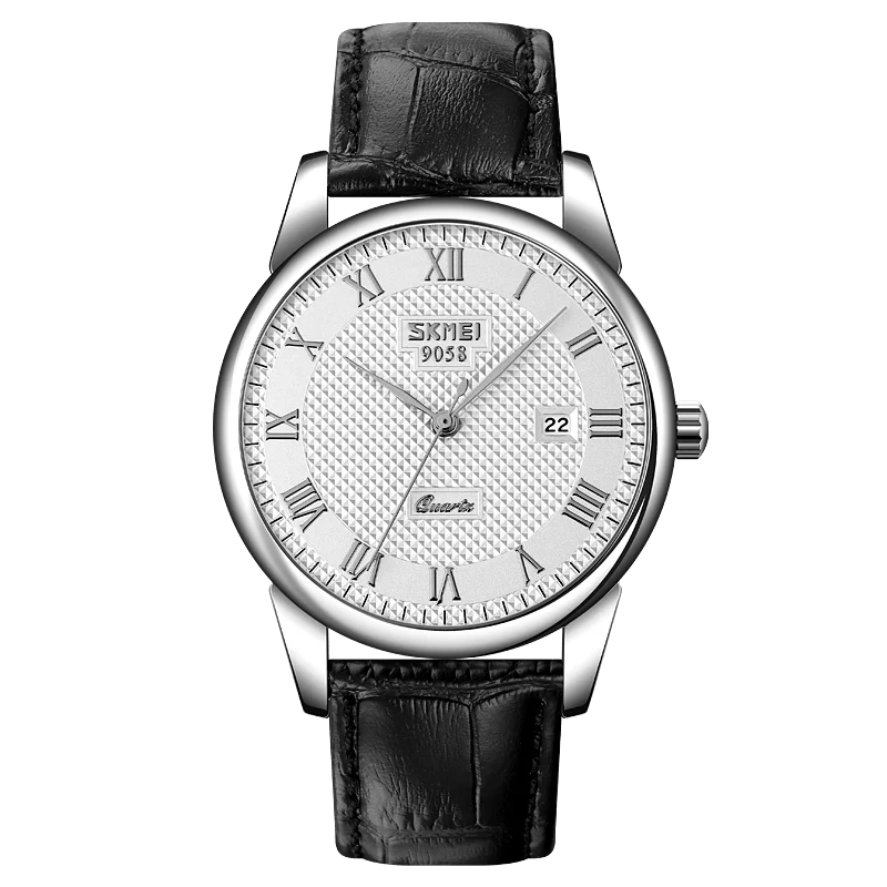 SKMEI Men's Business Watch | Top Brand Luxury Leather / Metal Strap - VarietyGifts