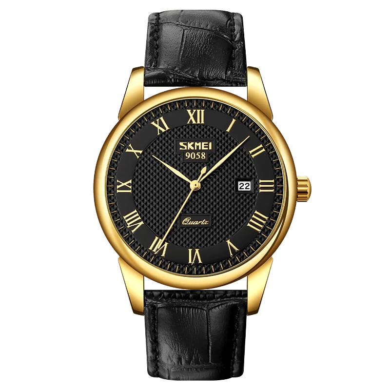 SKMEI Men's Business Watch | Top Brand Luxury Leather / Metal Strap - VarietyGifts