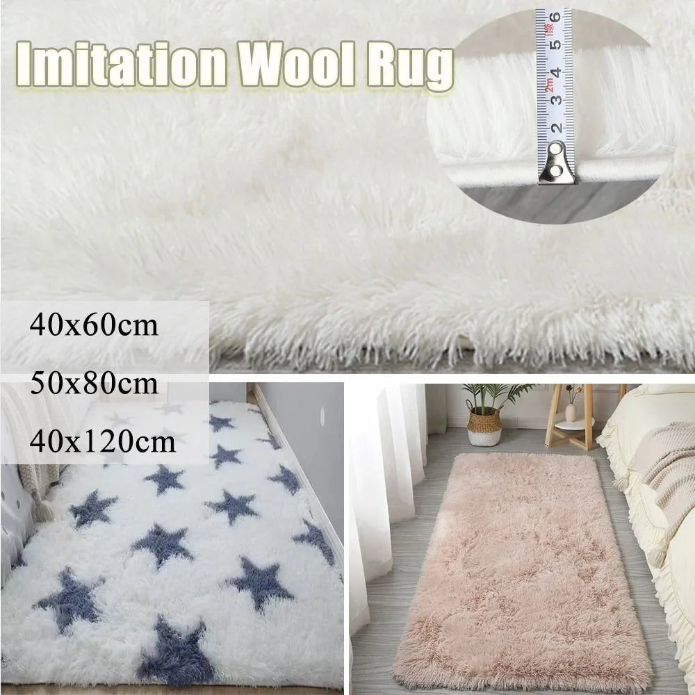 Soft & Fluffy Bedside Rugs | Non Slip Bedroom Rugs, Living Room Mats - VarietyGifts