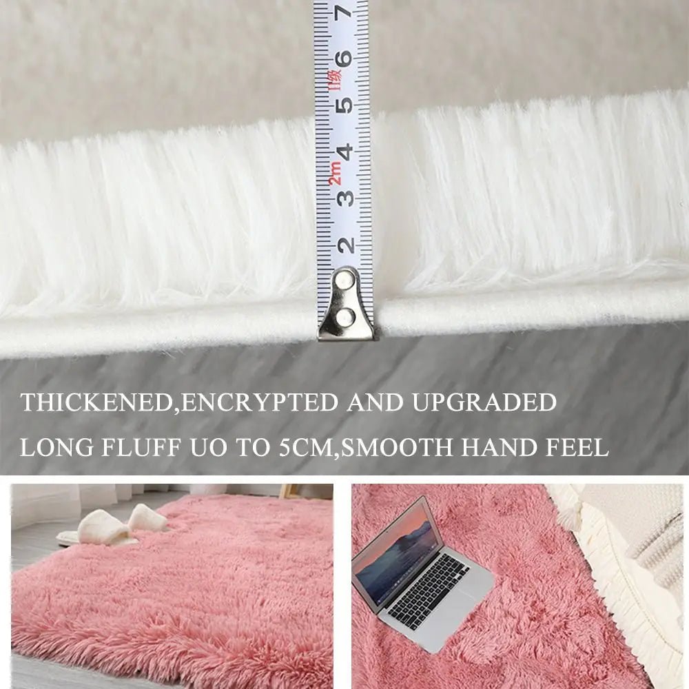 Soft & Fluffy Bedside Rugs | Non Slip Bedroom Rugs, Living Room Mats - VarietyGifts