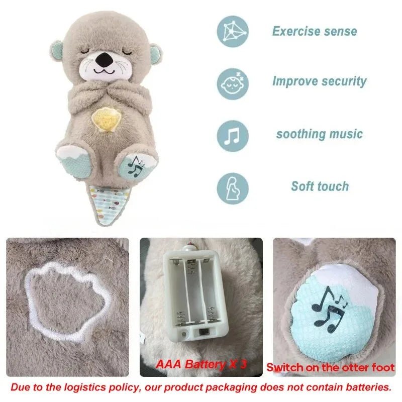 Soothing Bear Teddy | Breathing & Glowing Infant Sleep Snuggle Buddy - VarietyGifts