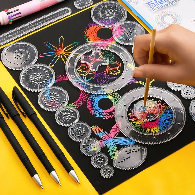 Spirograph Design Set | Spiral Art and Crafts - VarietyGifts