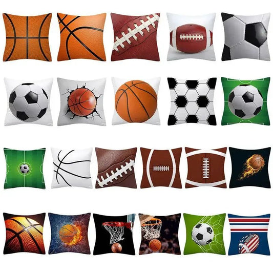 Sports Cushion Covers | Athletic Cushion Covers, Basketball, Football - VarietyGifts