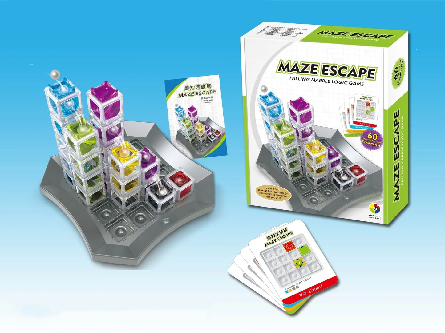 STEM Gravity Pinball Maze | Educational Puzzle Toy For Children Training Toys - VarietyGifts