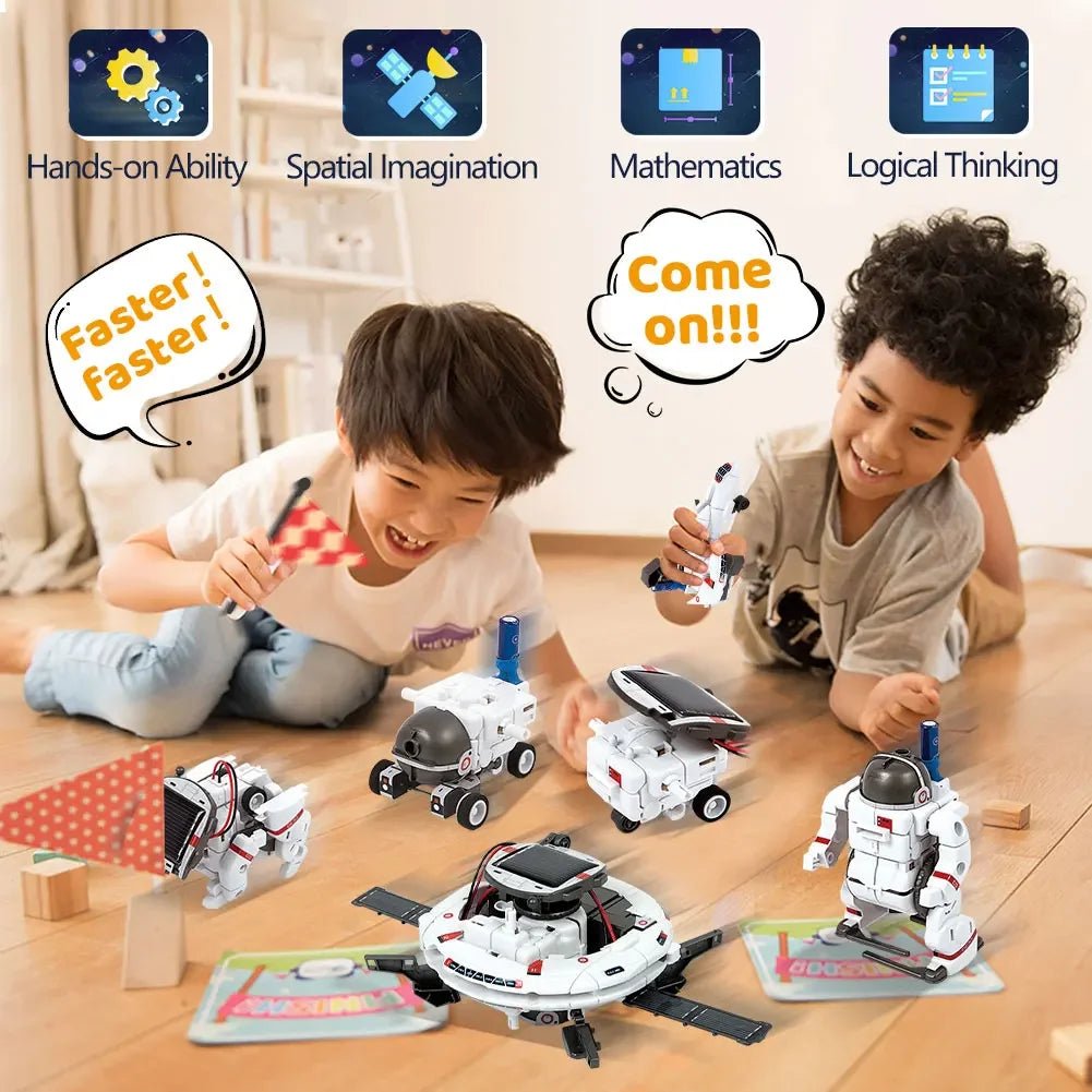 STEM Solar Robot Toy | Educational Toys, Technology Science Kits Kids - VarietyGifts