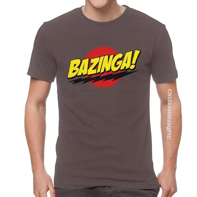 Sheldon Cooper Bazinga Tshirt | The Big Bang Theory, Funny & Novelty - VarietyGifts