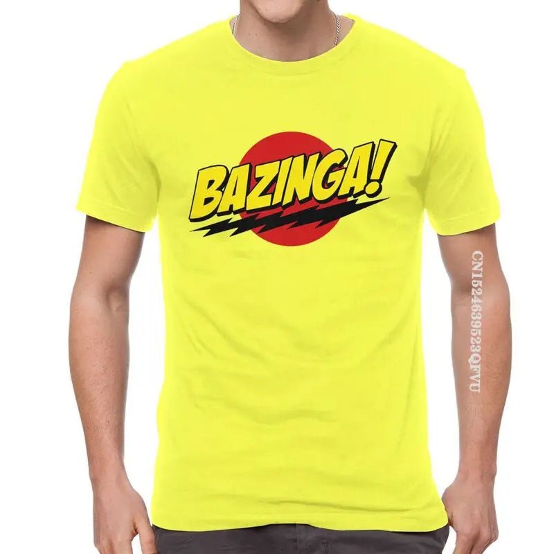 Sheldon Cooper Bazinga Tshirt | The Big Bang Theory, Funny & Novelty - VarietyGifts