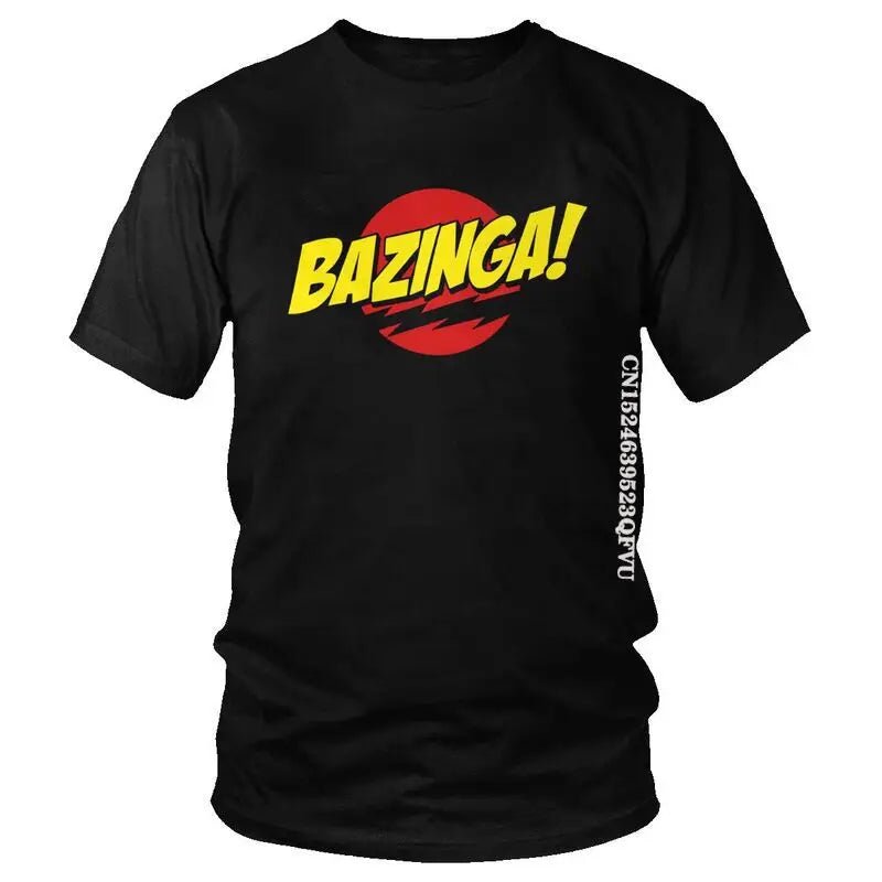 Sheldon Cooper Bazinga Tshirt | The Big Bang Theory, Funny & Novelty - VarietyGifts