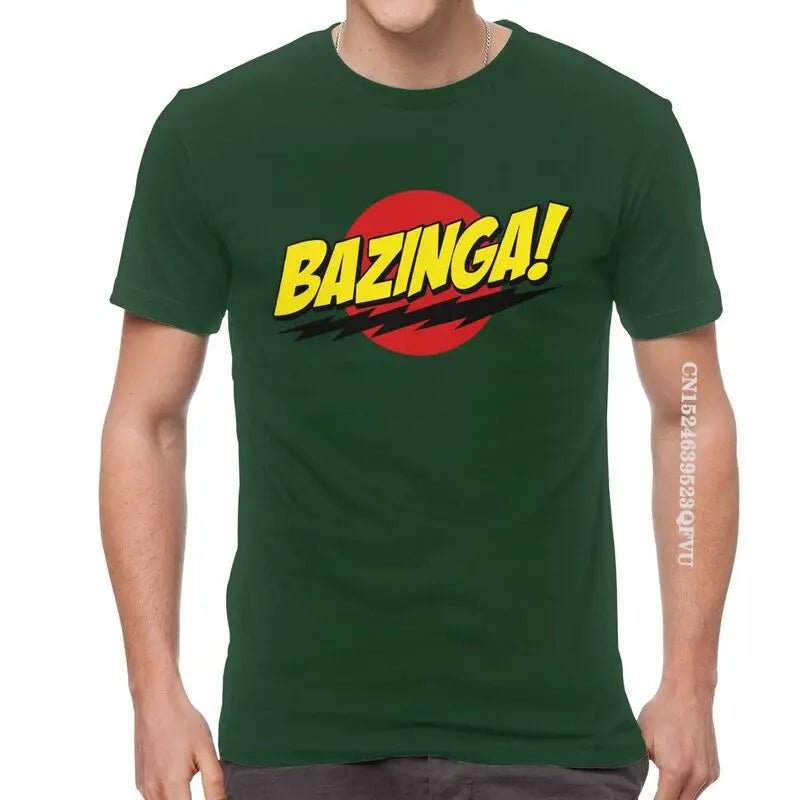 Sheldon Cooper Bazinga Tshirt | The Big Bang Theory, Funny & Novelty - VarietyGifts