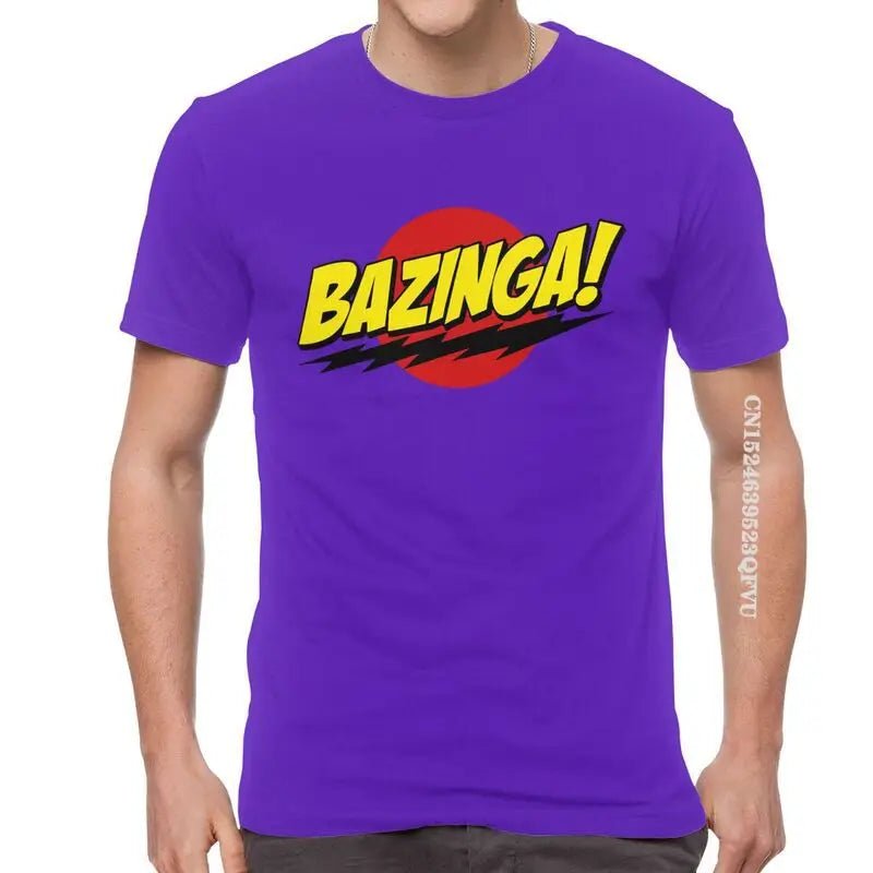 Sheldon Cooper Bazinga Tshirt | The Big Bang Theory, Funny & Novelty - VarietyGifts