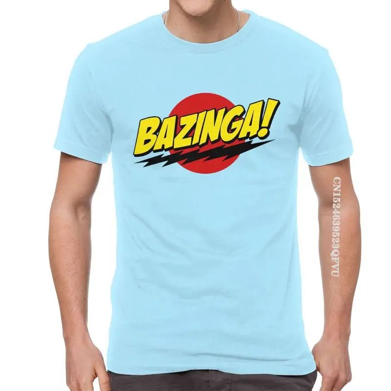 Sheldon Cooper Bazinga Tshirt | The Big Bang Theory, Funny & Novelty - VarietyGifts