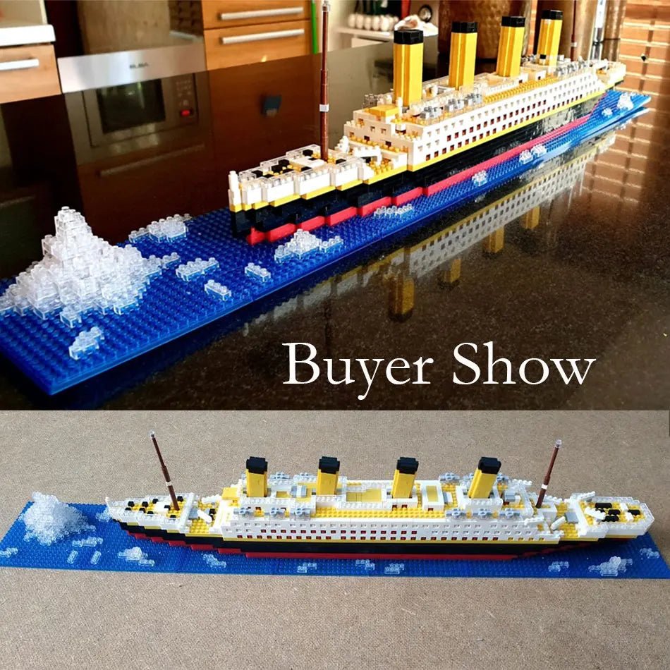 Titanic LEGO Building Set 1860pcs | Large Cruise Ship, DIY Kids Toys - VarietyGifts