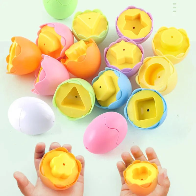 Toddler Matching Eggs Puzzle 6pc | Childrens Educational Learning - VarietyGifts