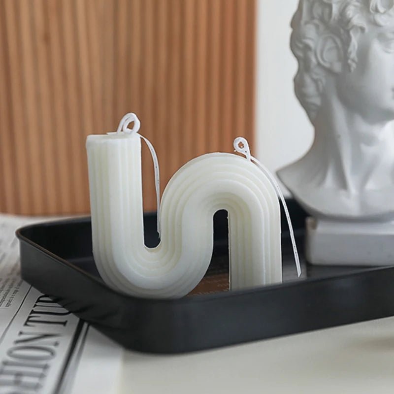 U - Shaped Scented Candles | Trending Candles, Colourful, Long - Lasting - VarietyGifts