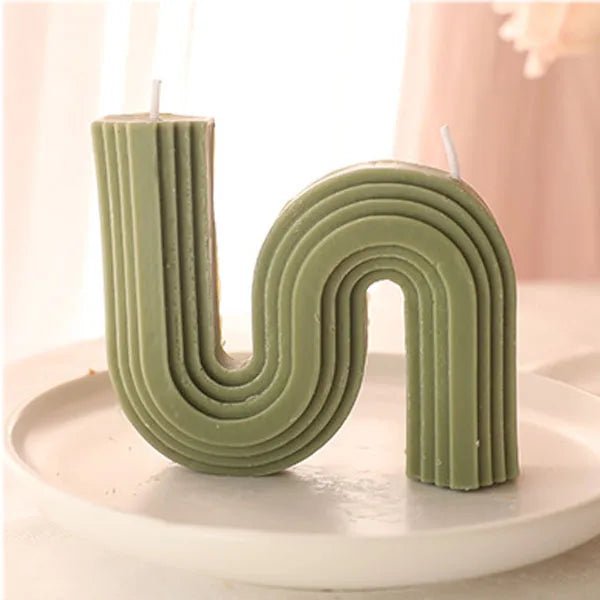 U - Shaped Scented Candles | Trending Candles, Colourful, Long - Lasting - VarietyGifts