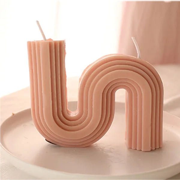 U - Shaped Scented Candles | Trending Candles, Colourful, Long - Lasting - VarietyGifts