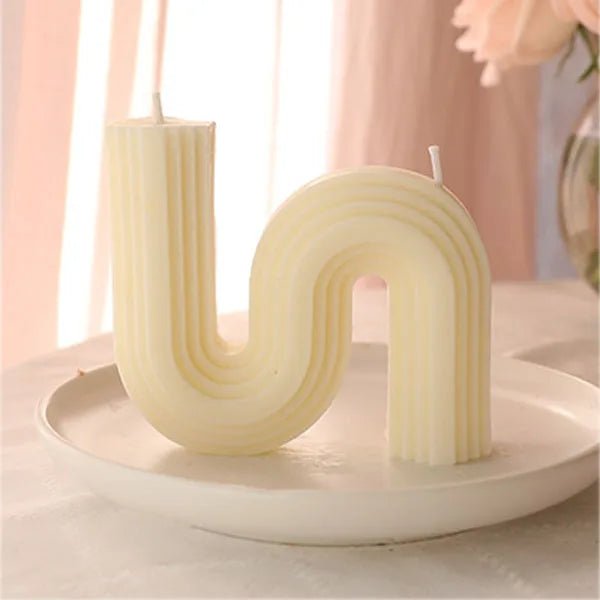 U - Shaped Scented Candles | Trending Candles, Colourful, Long - Lasting - VarietyGifts