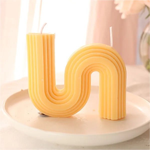 U - Shaped Scented Candles | Trending Candles, Colourful, Long - Lasting - VarietyGifts